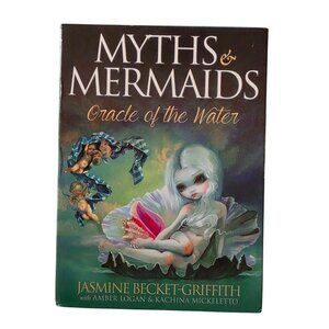 Myths & Mermaids Oracle Of The Water 44 Cards &‎ 120-Page Guidebook By Jasmine